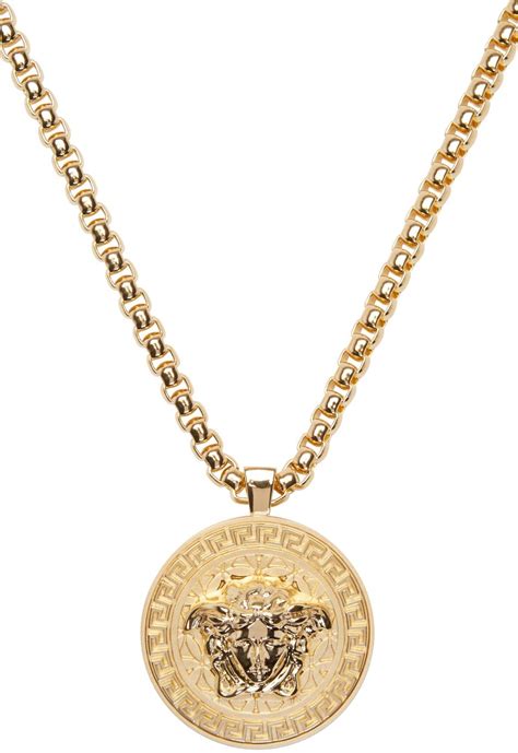 versace men gold chain|versace gold chain men.